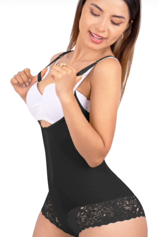 Waist Dantelli Kum Saati Korse Siyah Renk