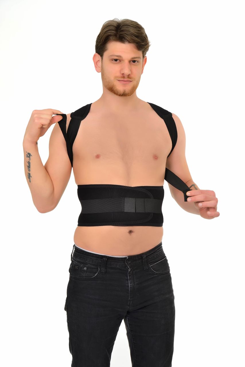 Erkek Manyetik Dik Duruş Korsesi