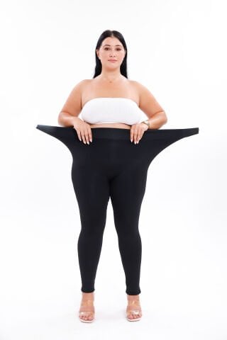 Kadın Termal Kışlık Battal  Kürklü Peluş Tayt