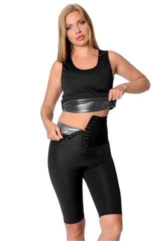 Agraf Şortlu Atlet Sauna Termal Takım